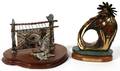 HENDRIX  PARDELL MIXED METAL SCULPTURES TWO