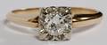 14KT YELLOW GOLD  DIAMOND RING
