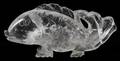 CARVED ROCK CRYSTAL FISH FIGURE