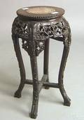Chinese marble top stand