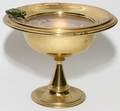 DECORATIVE BRASS COMPOTE