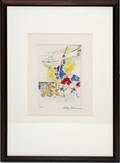 LEROY NEIMAN HAND COLORED DRY POINT