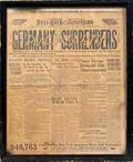 NY AMERICAN NEWSPAPER GERMANY SURRENDERS