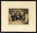 NATHANIEL P STEINBERG ETCHING TIDINGS