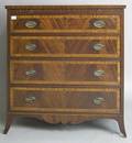 Federal style mahogany chest of drawers