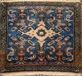 ANTIQUE KERMAN PERSIAN RUG HANDMADE WOOL C 1920