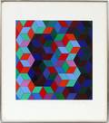 VICTOR VASARELY SERIGRAPH 1966 IMAGE