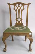 Philadelphia Chippendale mahogany dining chair