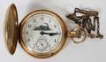 COLUMBUS RAILWAY KING GOLD FILLED POCKET WATCH