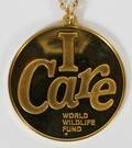 18KT GOLD WORLD WILDLIFE PANDA PENDANT 1976