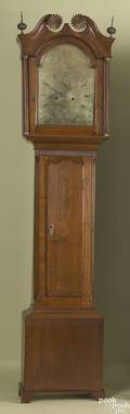 Scottish Chippendale mahogany tall case clock ca 1770