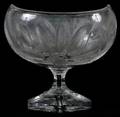 GERMAN HANDCUT CRYSTAL COMPOTE C 1960