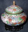 CHINESE ENAMELED COVERED JAR