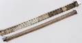 ITALIAN STERLING SILVER MESH BRACELETS 2 PCS