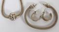 ESPOSITO STERLING SILVER MESH JEWELRY SUITE 3 PCS