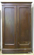 Victorian walnut wardrobe