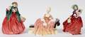 ROYAL DOULTON PORCELAIN FIGURINES 3 PCS  8