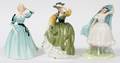ROYAL DOULTON PORCELAIN FIGURINES 3 PCS