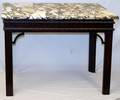 ANTIQUE MARBLE TOP GEORGIAN TABLE H 31 L 41