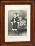 CURRIER  IVES LITHOGRAPH LITTLE PROTECTOR