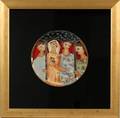 F RUTH FAKTOR FRAMED ART POTTERY TILE