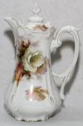 RS PRUSSIA PORCELAIN CHOCOLATE POT