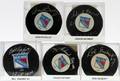 NHL NEW YORK RANGERS AUTOGRAPHED HOCKEY PUCKS