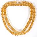 CITRINE BEAD NECKLACE