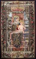 CONTINENTAL STYLE TAPESTRY MADONNA  CHILD