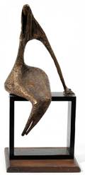 AHARON BEZALELBRONZE SCULPTURE 1970