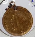 INDIAN CHIEF GOLD COIN MADE INTO PENDANT ALEX