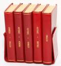 RED LEATHERBOUND MINIATURE DICTIONARIES LONDON