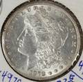 US 1 MORGAN 1878 SEVENTAIL FEATHERS 1