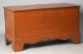 Red stained blanket chest