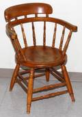 AMERICAN WALNUT CAPTAINS STYLE CHAIR