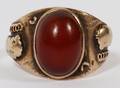 VINTAGE 10KT GOLD CABOCHON RING
