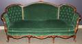VICTORIAN STYLE CARVED WALNUT SOFA
