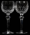 WATERFORD CUT CRYSTAL RED WINE GLASSES