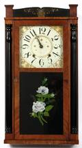 ORTON PRESTON  CO MAHOGANY WALL CLOCK