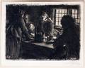 A ZORN ETCHING DRYPOINT THE BRIDES MAID OF HONOR