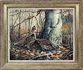 JIM FOOTE OIL ON BOARD 1985 RUFFED GROUSE