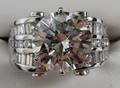632 CT ROUND BRILLIANT CUT DIAMOND PLATINUM RING