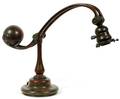 TIFFANY STUDIOS BRONZE COUNTERBALANCE LAMP BASE