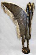 AFRICAN SENUFO CARVED BIRD FIGURE IVORY COAST