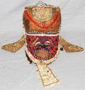 AFRICAN KUBA BWOOM HELMET MASK