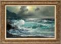 ALEXANDER DZIGURSKIOIL ON CANVAS SEASCAPE