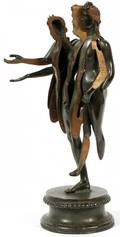 ARMAN BRONZE SCULPTURE C 1986 VICTOR VICTORIA