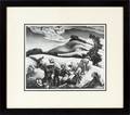 THOMAS HART BENTON LITHOGRAPH ON PAPER CRADLIN