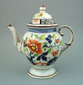 Gaudy Dutch coffee pot