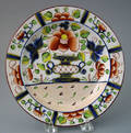 Gaudy Dutch urn plate